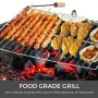 Steel Fire Pit Ring/Liner Cooking Grate Campfire Pit Camping Park Grill 24 x 7.8 Inch