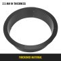 VEVOR Fire Pit Ring 36-Inch Outer/30-Inch Inner Diameter, Fire Pit Insert 3.0mm Thick Heavy Duty Solid Steel, Fire Pit Liner DIY Campfire Ring Above or In-Ground for Outdoor