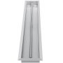 VEVOR Sartén para hoguera de 49 x 8 pulgadas, sartén y quemador de acero inoxidable con canal lineal, quemador integrado para hoguera, 90 K BTU