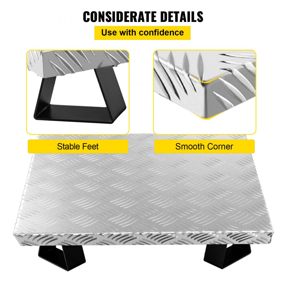VEVOR Fire Pit Heat Shield, 26 x 26 Inch Deck Defender & Grass Guard, High Temp Carbon Steel Fire Pit Heat Deflector for Grass Lawn Guarding, Fire Pit Pad for Outdoors, Bonfires, Wood Burning, Square