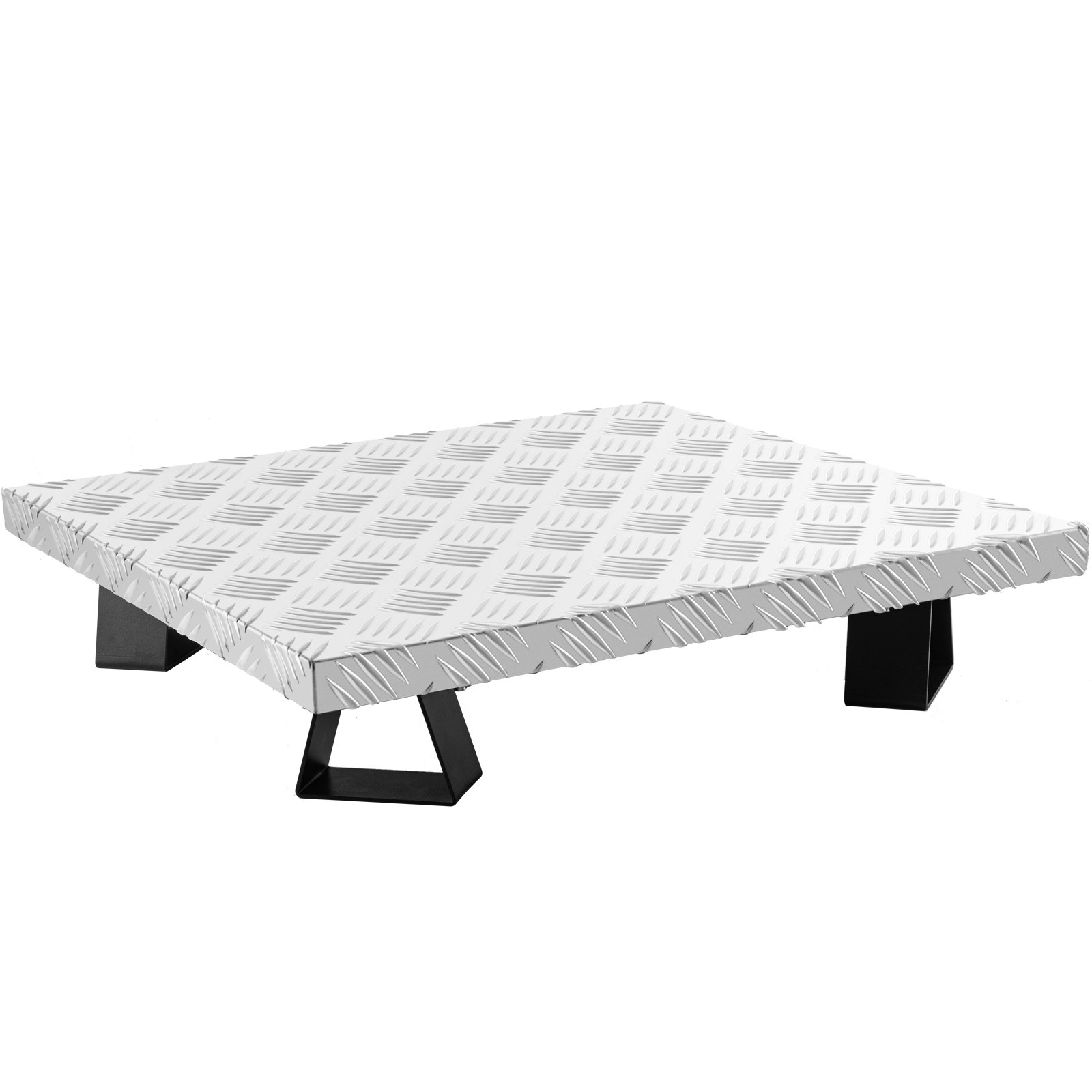 VEVOR Fire Pit Heat Shield, 26 x 26 Inch Deck Defender & Grass Guard, High Temp Carbon Steel Fire Pit Heat Deflector for Grass Lawn Guarding, Fire Pit Pad for Outdoors, Bonfires, Wood Burning, Square