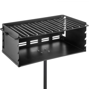 VEVOR Outdoor Park Style Grill 24 x 16 Inch Charcoal