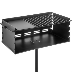 VEVOR Outdoor Park Style Grill 24 x 16 Inch Charcoal