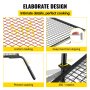 VEVOR Campfire Grill Grate,Double Layer Fire Pit Grill Grate Over Fire Pit,Three Section Height Adjustable Grill Grate for Outdoor Open Flame Cooking