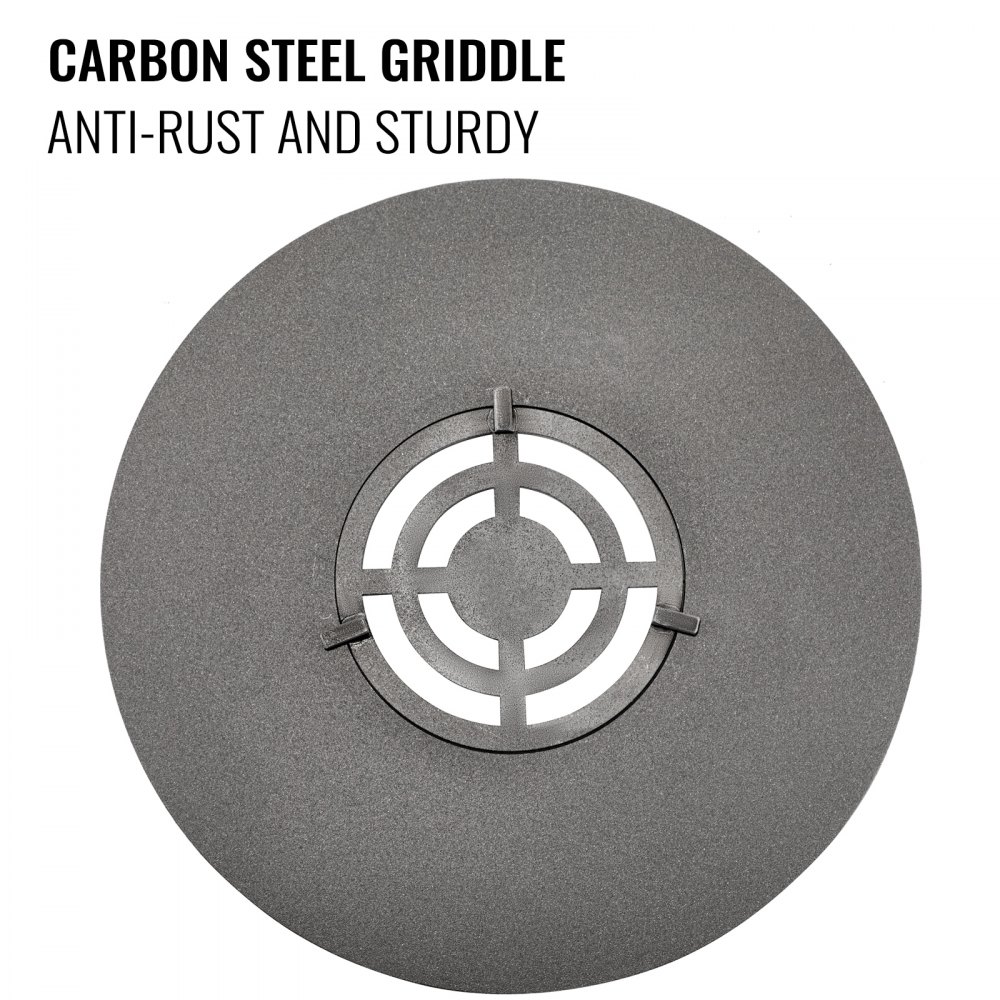 VEVOR BBQ Grill Griddle Grate 18" Replacement Griddle Grill with Center Grate