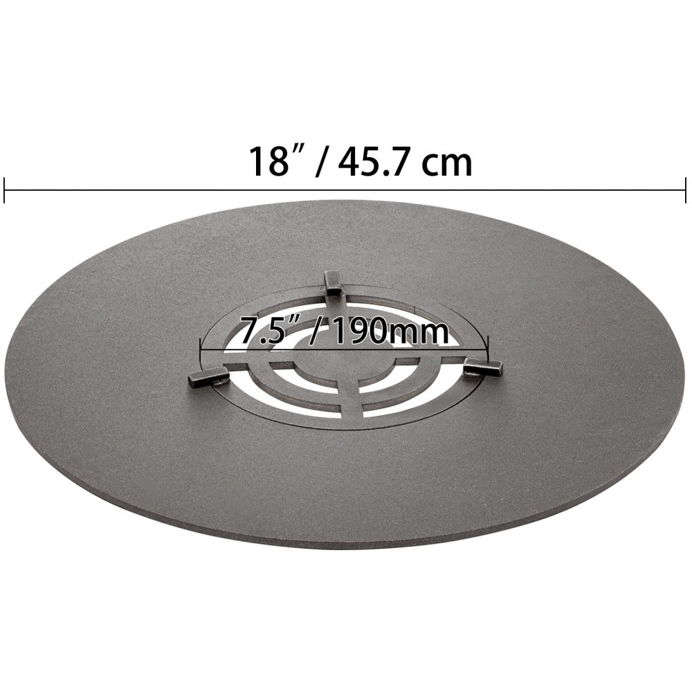 VEVOR BBQ Grill Griddle Grate 18" Replacement Griddle Grill with Center Grate