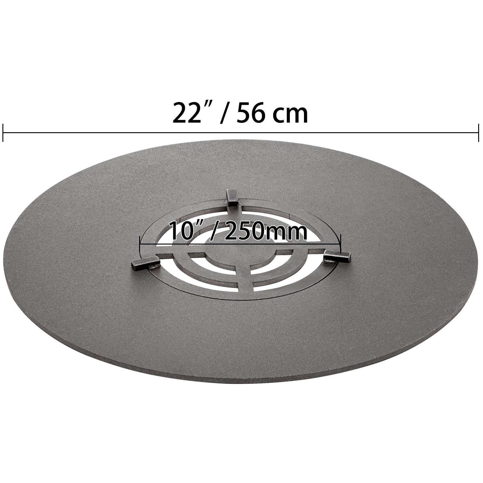 VEVOR 56CM Replacement BBQ Grill Griddle Grate Griddle Grill with Center Grate