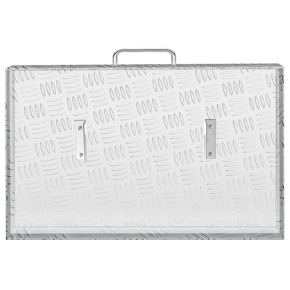 VEVOR Cubierta para plancha, compatible con plancha Blackstone de 28 pulgadas, tapa de parrilla con placa de diamante de aluminio ligero con mango de acero inoxidable para barbacoa al aire libre, accesorios para parrilla de piedra negra, plateado