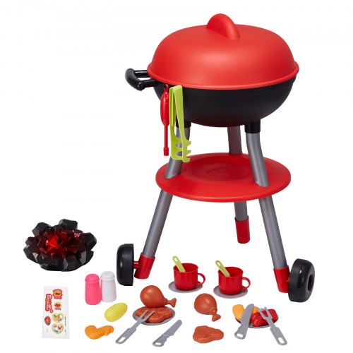 Barbecue Jouet Avec Fumée, Son, Flamme LED Et Aliments Qui Changent De Couleur – Dès 3 Ans – Jeu Symbolique