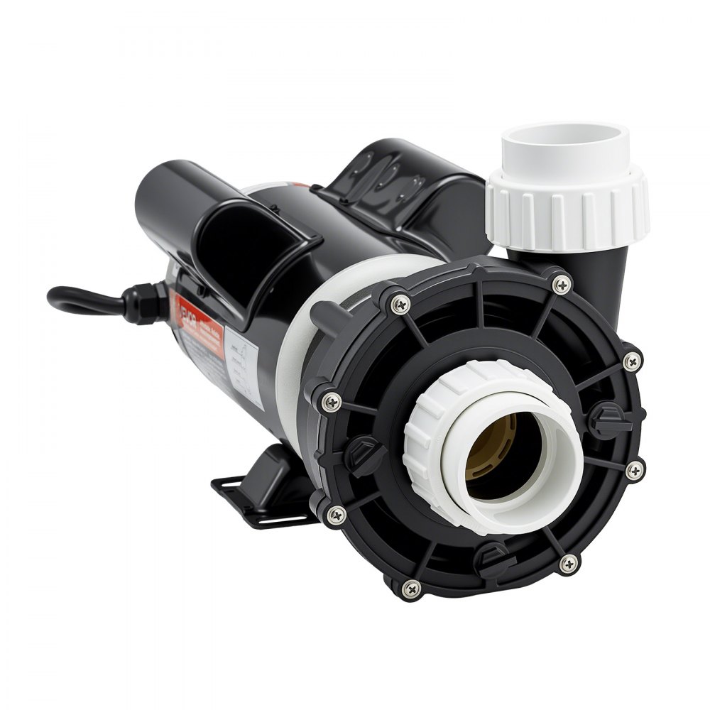 VEVOR SPA Pump, 2 HP, 2-Speed Hot Tub Pump with 2-Inch Port, 139.5 GPM High and 66.5 GPM Low Speed, 115V 60Hz, 48 Frame, for Sundance #6500-357/ #6500-845/ #6500-758/ #6500-345/ #6500-090/ #6500-258