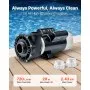 3 HP SPA Pump 2-Speed Hot Tub Circulation Pump with 2-Inch Intake 48 Frame 230V