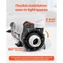 3 HP SPA Pump 2-Speed Hot Tub Circulation Pump with 2-Inch Intake 48 Frame 230V