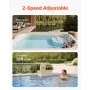3 HP SPA Pump 2-Speed Hot Tub Circulation Pump with 2-Inch Intake 48 Frame 230V