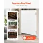 VEVOR Swinging Cafe Doors 81.3x106.7 cm Pine Wood White with Hinges&Hardware