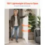 VEVOR Swinging Cafe Doors 81.3x106.7 cm Pine Wood White with Hinges&Hardware