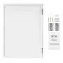 VEVOR Swinging Cafe Doors 81.3x106.7 cm Pine Wood White with Hinges&Hardware