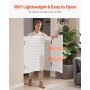 Saloon Swinging Doors 32" x 36" Pine Wood White with Hinges & Hardware