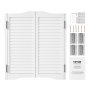 Saloon Swinging Doors 32" x 36" Pine Wood White with Hinges & Hardware