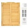 Saloon Swinging Doors 36" x 42" Arched Top Pine Wood with Hinges Log