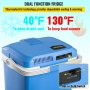 VEVOR Electric Cooler and Warmer Portable Car Fridge 26L/28Qt for Car and Home