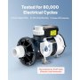 1.5 HP SPA Pump 110V-120V Hot Tub Bathtub Circulation Pump with 1.5-Inch Port