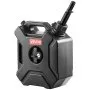 VEVOR Fuel Container, 5 L, Gas Can with Spout and Lockable Bracket, 15 L/min Max Flow Rate, Secure & Leak-proof, Portable Flat Fluid Container for Most Cars Motorcycle ATV UTV, Black