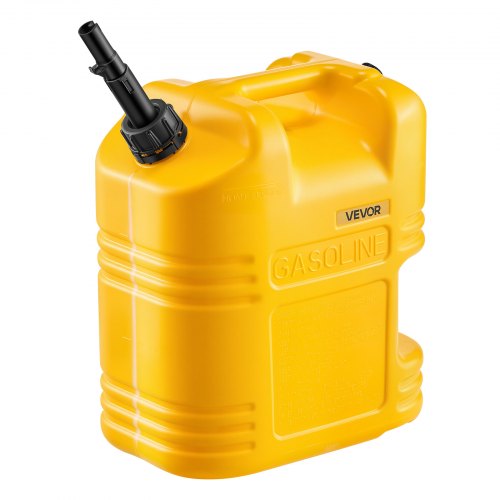 Bidon 5 Gallons Pour Carburant De Course – Jaune – Résistant Aux Chocs – HDPE