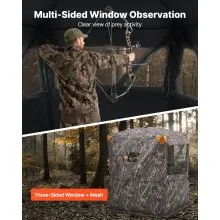 2-3 Person Portable Hunting Blind Thermal Ground Deer Duck Blind Carrying Bag