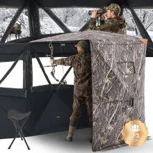 2-3 Person Portable Hunting Blind Thermal Ground Deer Duck Blind Carrying Bag