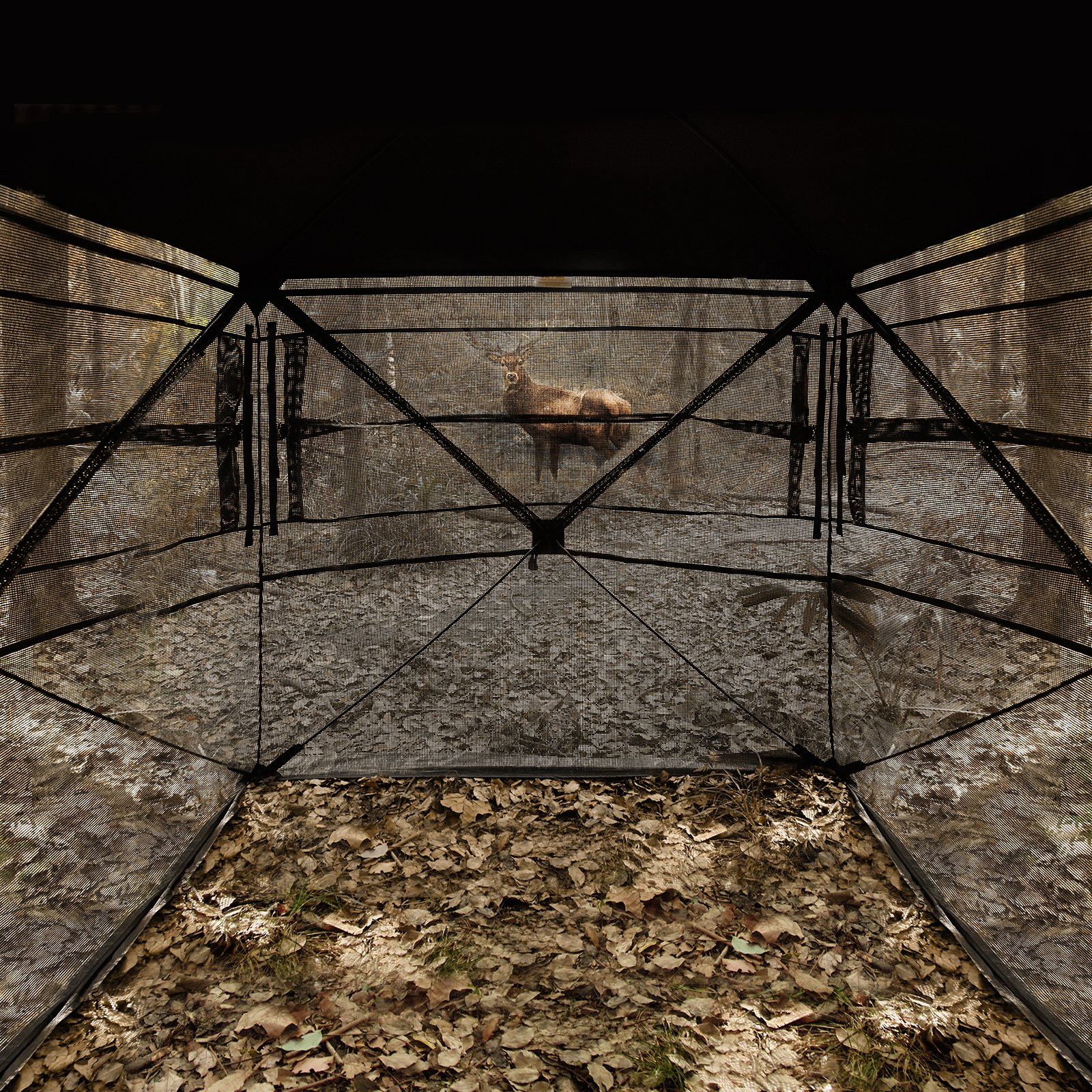 VEVOR Hunting Blind 270° See Through Ground Blind One-Way Mesh για 4-5 άτομα