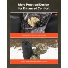 Single Person Portable Hunting Blind Ground Deer Duck Blind with Carrying Bag