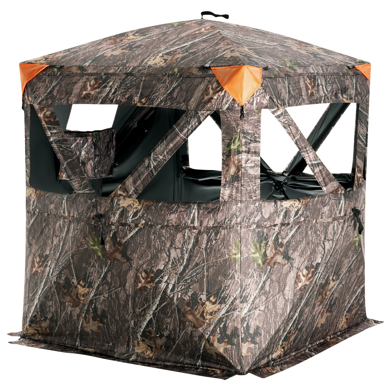 VEVOR Hunting Blind 270° See Through Ground Blind 3 Windows Mesh για 1-2 άτομα
