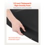 VEVOR Salon Mat for Hair Stylist 3 x 5 FT Semicircle Salon Chair Mat 1/2" Thick