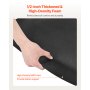 VEVOR Salon Mat for Hair Stylist 3 x 4 FT Semicircle Salon Chair Mat 1/2" Thick