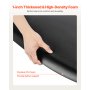 VEVOR Salon Mat for Hair Stylist 3 x 4 FT Semicircle Salon Chair Mat 1-inch Thick