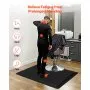 VEVOR Salon Mat for Hair Stylist, 1525 x 910 mm Rectangle Salon Chair Mat Anti Fatigue, 13mm Thickened PVC + NBR Barber Shop Floor Mat with Round Cut Out, Anti-Trip Beveled Edges & Non-slip Bottom
