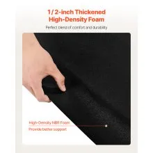 VEVOR Salon Mat for Hair Stylist 4 x 5 FT Hexagon Salon Chair Mat 1/2-inch Thick