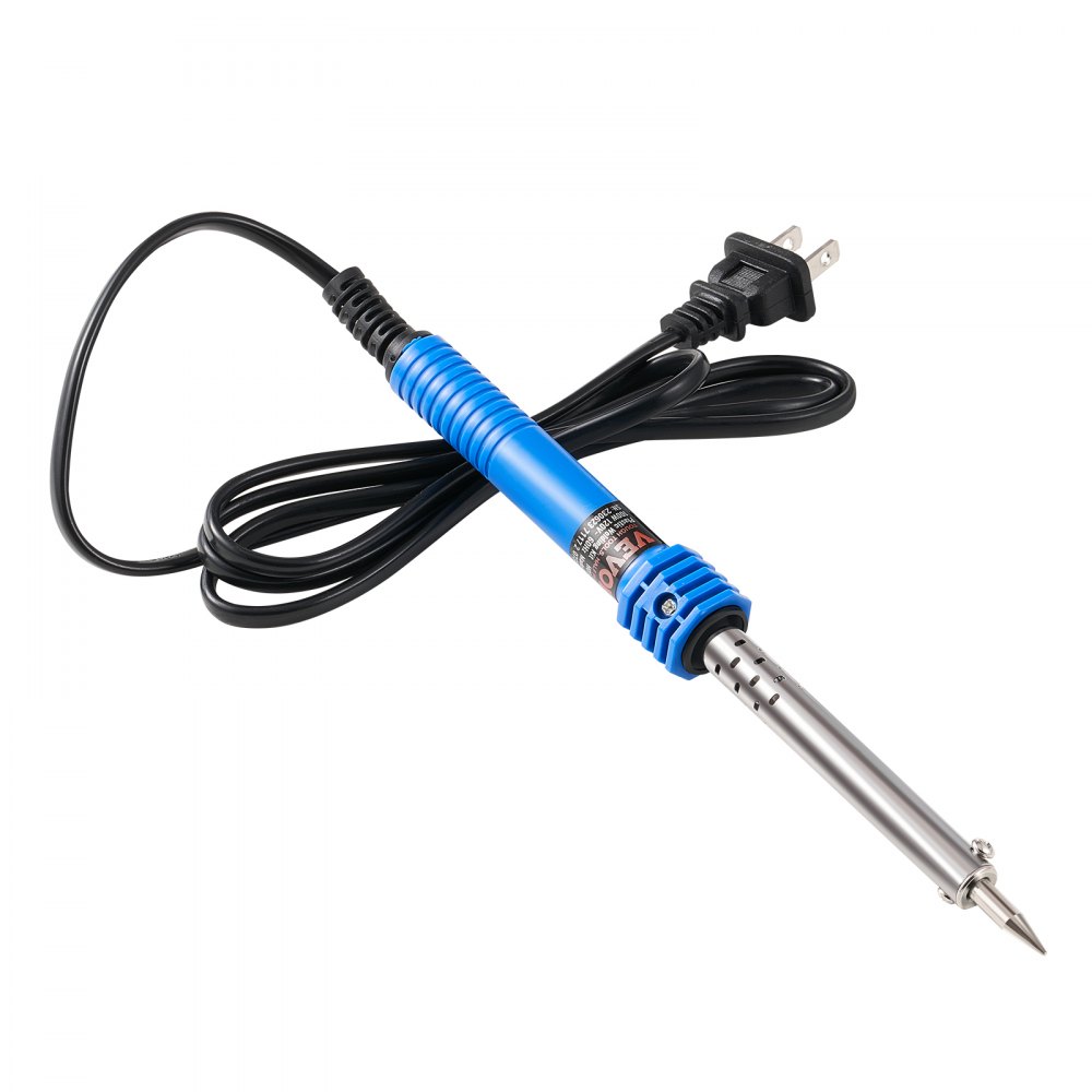 VEVOR Plastic Welding Kit, 100W Plastic Welder Soldering Iron Gun, Car Bumper Repair Kit with 2 Welding Tips, 1 Soldering Tip, 20 Plastic Welding Rods for Kayak/Toys/Plastic Crack/Electronics Repair