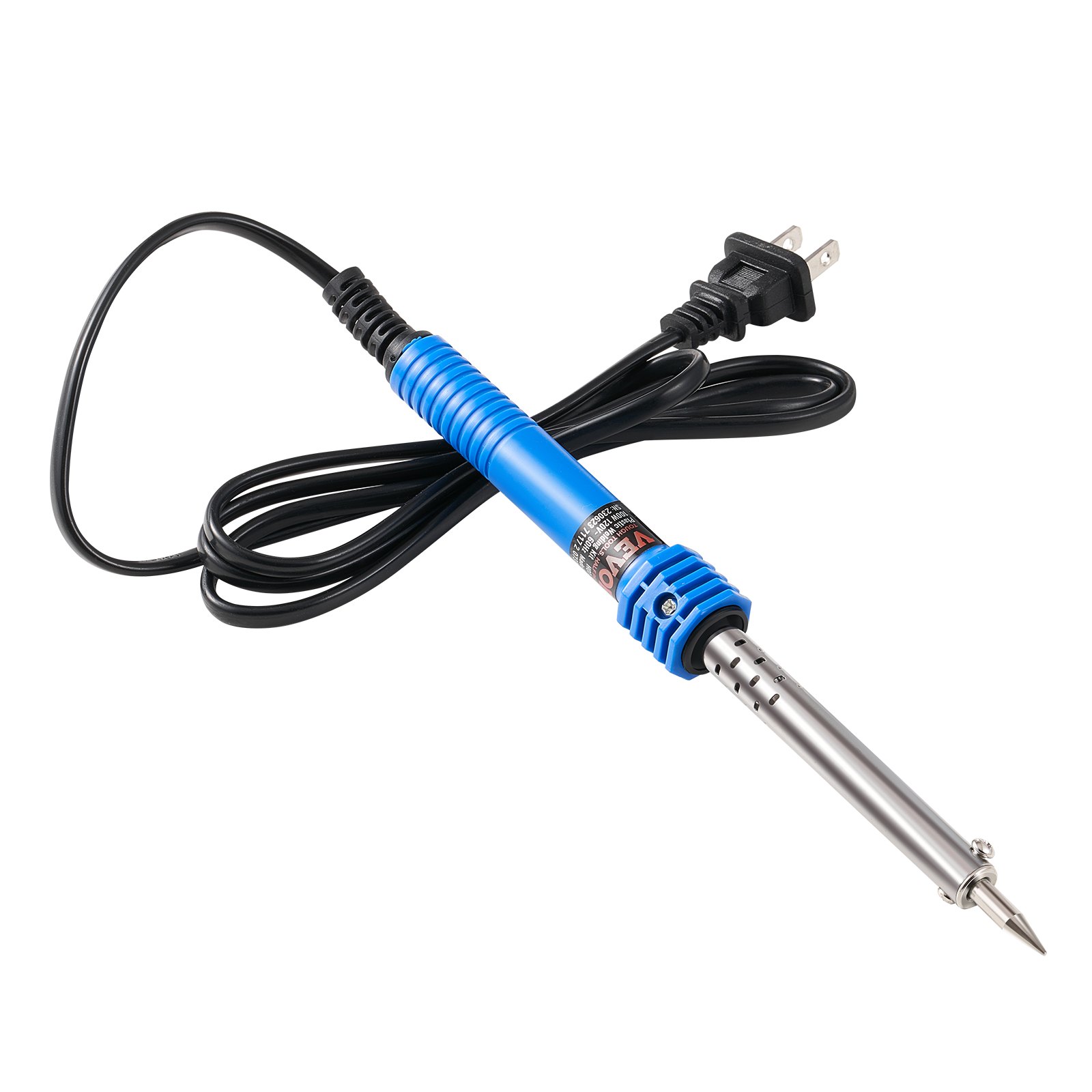 VEVOR Plastic Welding Kit, 100W Plastic Welder Soldering Iron Gun, Car Bumper Repair Kit with 2 Welding Tips, 1 Soldering Tip, 20 Plastic Welding Rods for Kayak/Toys/Plastic Crack/Electronics Repair