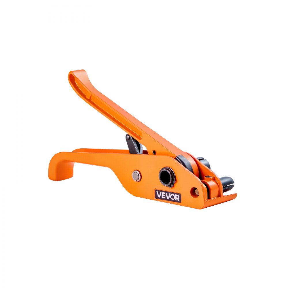 VEVOR Banding Strapping Kit, Heavy Duty Banding Sealer Tool with 100 m Length PP Band, 100 Metal Seals, Plastic Manual Pallet Packaging Strapping Kit for Warehouse/Shipping/Moving/Home, Orange