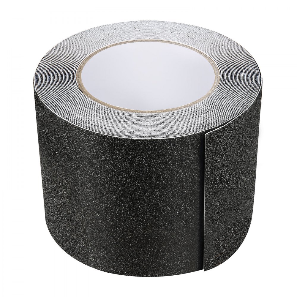 VEVOR Anti-Slip Tape, 35 FT x 4 inch Non Slip Grip Tape for Stairs Steps, 80-Grit Aluminum Oxide High Traction Non-Skid Stair Treads with Strong Adhesive Backing, Suitable for Indoor & Outdoor Use