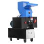 VEVOR plastknuser, 3 HK/2,2 KW plastkværn og granulator, pulveriseringsmaskine med kapacitet 100-150 kg/t, hjul, SDK-11 blad og 6 mm maske til PVC ABS PTFE (380 V 50 Hz 3-faset)