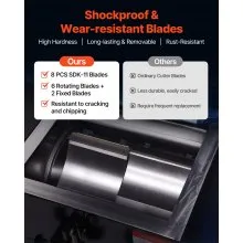 VEVOR Plastic Shredder Crusher 4.0KW Granulator Recycling Machine 220V 3-Phase