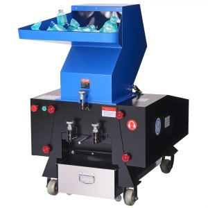 VEVOR Plastic Shredder Crusher, 7.5HP/5.5KW Plastic Bottle Grinder Granulator, 200-300kg/h Capacity Pulverizer Recycling Machine with Wheels, SDK-11 Blade & 8mm Mesh for PVC PTFE (220V 60Hz 3-Phase) | VEVOR US