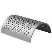 VEVOR Screen Mesh for Plastic Shredder, High-Quality Steel Durable Mesh, 0.315 in/8 mm High-Precision Aperture Screen, Compatible with Model 180 Plastic Grinder, Suitable for Small Particle Recycling