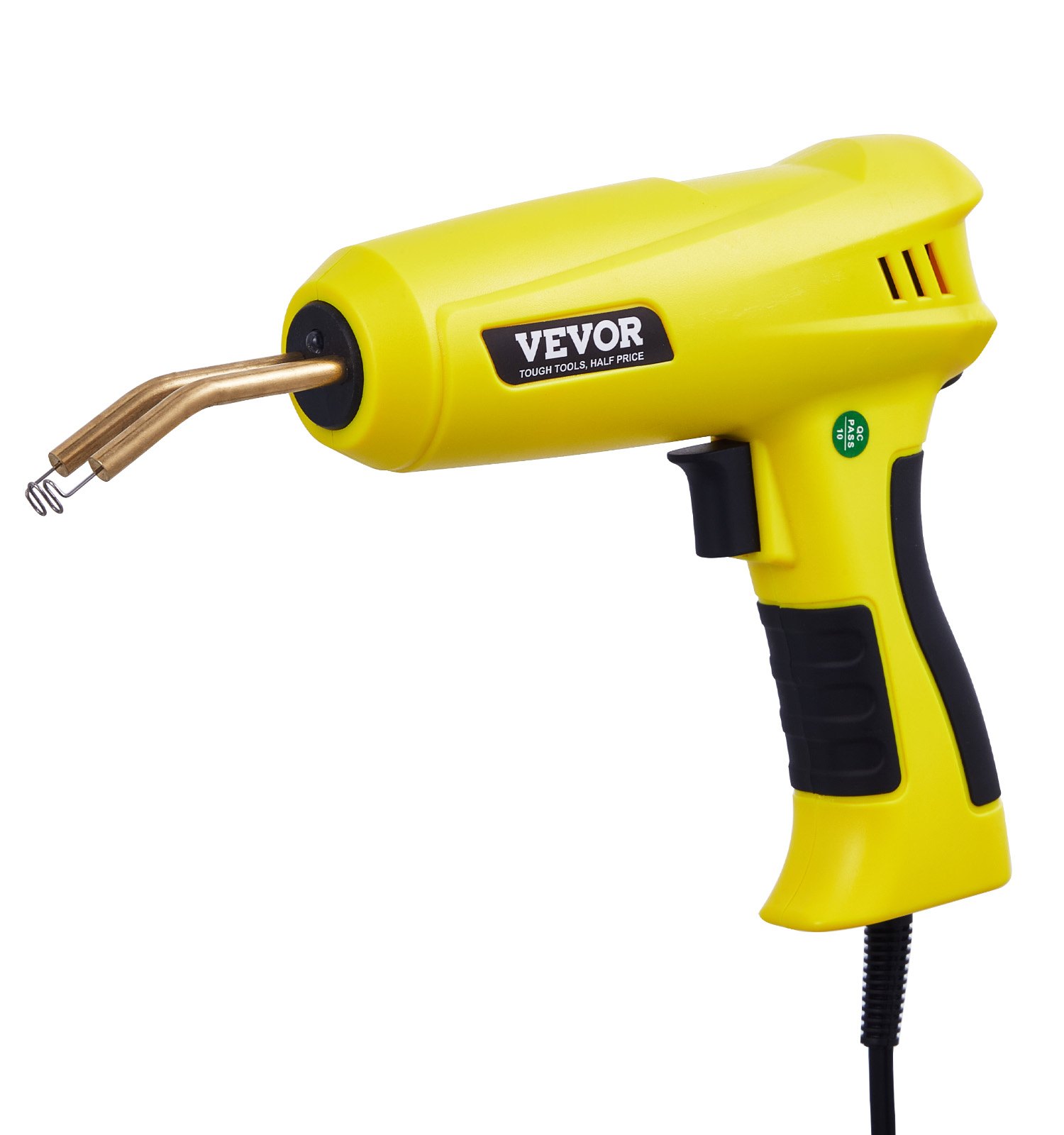 VEVOR Plastic Welding Kit, 220W Plastic Welder Gun with 1200PCS Hot Staples & 76PCS Welding Rods, Professional Hot Staple Welding Gun with LED Light, Carrying Case for Kayak, Toys, Car Bumper Repair