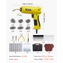 VEVOR Plastic Welding Kit, 220W Plastic Welder Gun with 1200PCS Hot Staples & 76PCS Welding Rods, Professional Hot Staple Welding Gun with LED Light, Carrying Case for Kayak, Toys, Car Bumper Repair