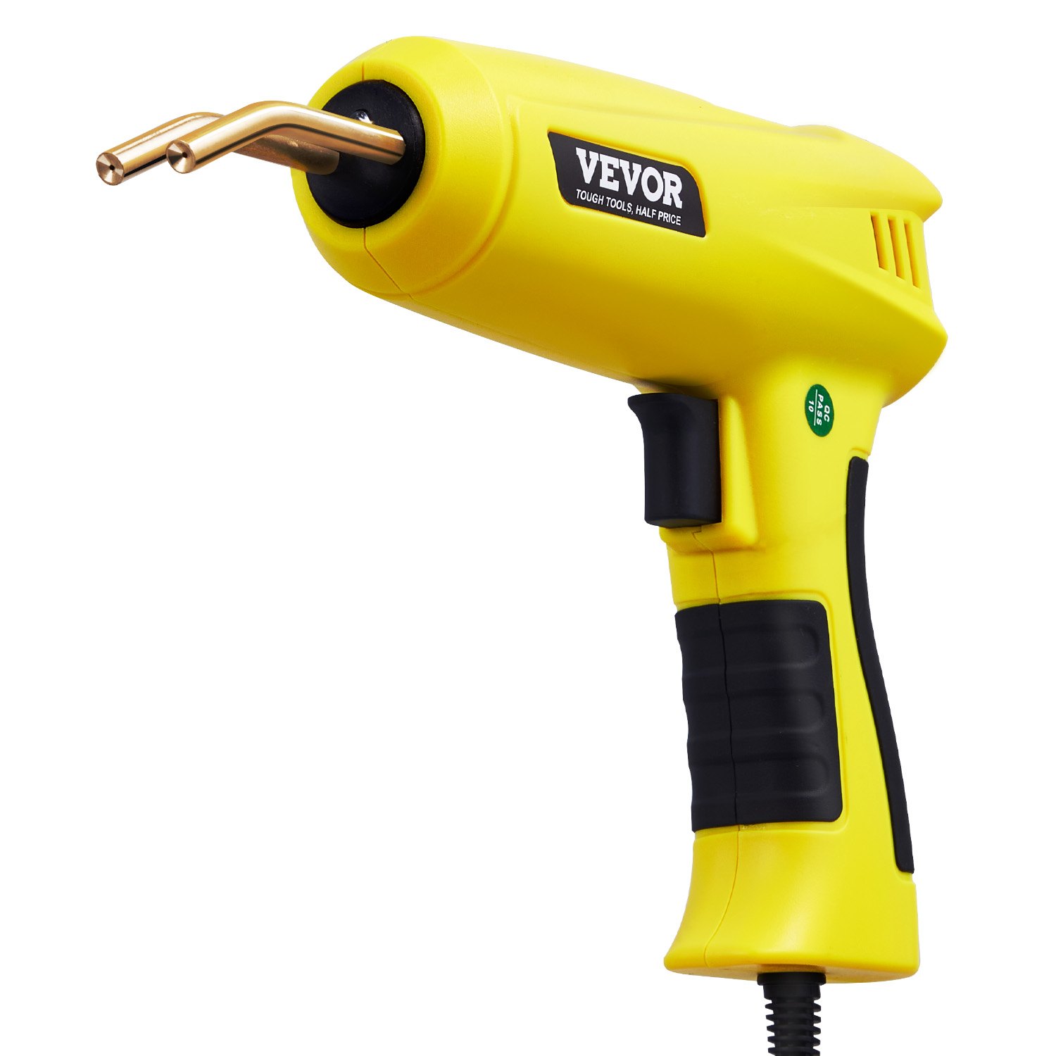 VEVOR Plastic Welding Kit, 220W Plastic Welder Gun with 1200PCS Hot Staples & 76PCS Welding Rods, Professional Hot Staple Welding Gun with LED Light, Carrying Case for Kayak, Toys, Car Bumper Repair