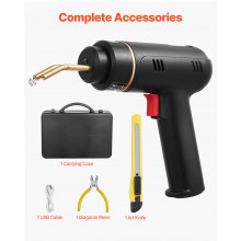 Cordless Plastic Welder Gun 120W Plastic Welder Kit with 400 Staples