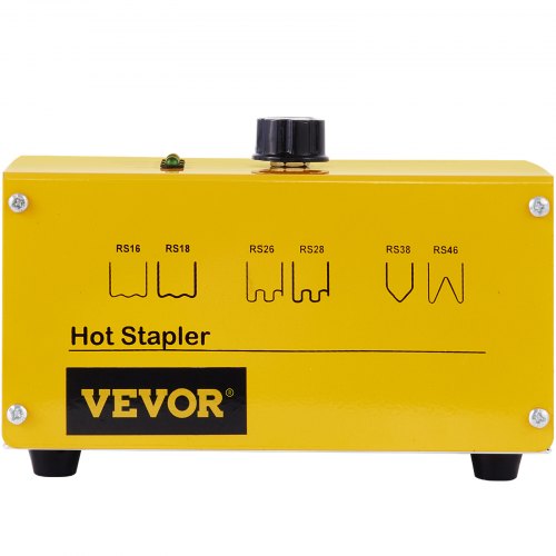 VEVOR Hot Stapler Plastic Repair Kit 600 Staples Tool Box 20W Plastic Welder Kit for Plastic Repair Thermo Repair (600 Staples)